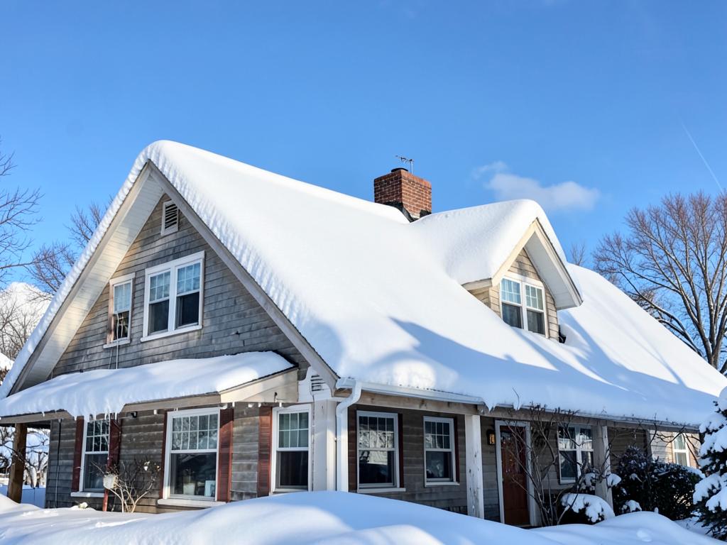 Déneigement de toiture